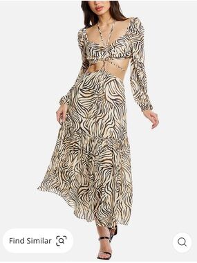 Nicholas Dora Cutout Midi Dress